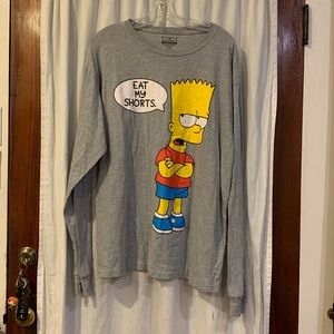 XXL eat my shorts long sleeve shirt